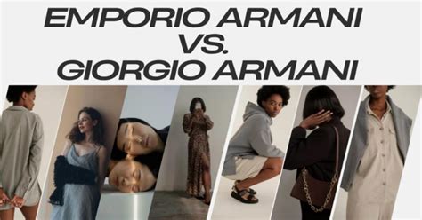 difference between Armani and emporio